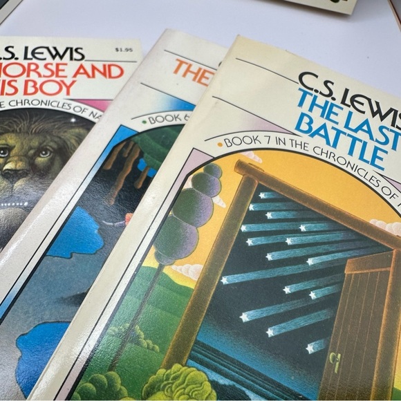 Vintage The Chronicles of Narnia 7 Book Box Set by C S Lewis 1978 Paperback - Picture 9 of 13